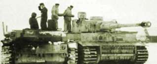 Tiger E being resupplied